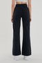 Women's Black Super High Waist Wide Loose Leg Jeans - Wide Leg Jeans - 2