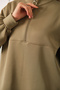 Women's Half Zipper Suit Green - 5