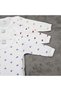 3-Piece Heart Long Sleeve Snap Fastener Baby Girl Bodysuit Long Sleeve - 3