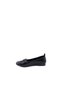 Black V Buckle Stone Women's Ballerina Shoes - 4