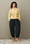 Baklava Patterned Cardigan Yellow