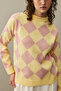 Baklava Pattern Sweater Yellow - 3