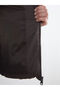 Brown Hooded Women's Puffer Coat - 4