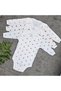 3-Piece Heart Long Sleeve Snap Fastener Baby Girl Bodysuit Long Sleeve - 5