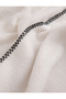 Soft Textured Long Scarf with Stitch Detail - 3
