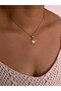 Minimalist Sun Model Steel Gold Plated Necklace Elegant Gift Mihrimah Mineli - 8