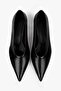 Women's Corin Black Leather Short Heeled Stiletto - 3