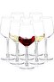 SHYRC Long Stem Wine Glasses Set of 8, 12oz Clear Red/White for Party, Wedding and Home