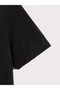Women's'Cat Friendly' Printed Oversize Black and White T-Shirt - 6