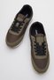 Anorak Lace-Up Women's Sports Shoes Khaki Black - 5
