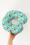 Cute Sea Creatures Themed Neck Pillow - Colorful Turquoise Red Soft Travel Pillow - 5