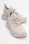 Lace-up Women's Sneakers BEIGE