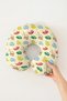 Colorful Vehicles Themed Neck Pillow - Yellow Kids & Adult Travel Pillow with Cute Vehicle Pattern - 5
