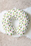 Cactus Patterned Cotton Neck Pillow - Soft Travel Pillow with Colorful Plant Motifs - 2