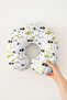 Space Rocket Cotton Neck Pillow - Kids & Adults Planet Yellow Grey Soft Travel Pillow - 5