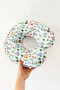 Cute Animals Themed Cotton Neck Pillow - Tropical Green Color Travel Pillow - 4
