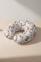 Geometric Pattern Ergonomic Neck Pillow - Pastel Colored Modern Adult Travel Pillow - 4
