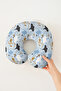 Cute Sea Creatures Patterned Neck Pillow - Kids & Adults Blue Yellow Travel Pillow
