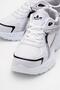 Women's Anorak Sneakers WHITE BLACK - 3
