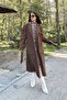 Women's Unlined Belted Cashmere Coat with Pocket Detail 700-3310 - 3