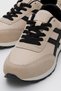 Anorak Lace-Up Women's Sports Shoes Beige Black - 5