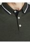 Men's Green Jjepaulos Polo Ss Noos Pls Large Size Polo T-Shirt 12143859-Forestnig - 6