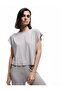 Modal Fabric Comfortable Fit Crew Neck Crop Sleeveless T-Shirt Pajama Top