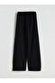 Black Elastic Waist Girl's Tracksuit Bottom - 3