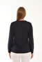 Mercerized Blouse Stone Printed V-Neck - 5