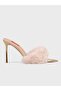 Women's Summer 11cm Thin Heeled Slippers - 574 5555 - Beige Patent Leather