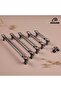 Begüm Antique Silver Button Handle Luxury Country Kitchen Furniture Cabinet Drawer Handle - 2