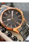 Men's Wristwatch, Black Rose Steel Band, 5 Atm Water Resistant, with Bracelet Gift - 5