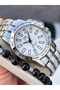 Men's Wristwatch, Silver Steel Band, 5 Atm Water Resistant, with Bracelet Gift - 2