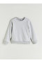 Özmarka New Season Crew Neck Basic Boys' Sweatshirt