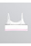 White Printed Girl's Bustier 2-Piece Set - 4