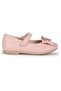 Withbow Skin Velcro Bowknot Girls' Ballerina Shoes - 4