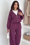 Women's Zippered Velvet Woven Set – Sporty & Everyday Comfort - 5