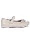 Barbe Skin Bow Velcro Girls' Ballerina Shoes - 4