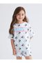 Vizyon New Season Minnie Mouse Printed Girls' Shorts Pajama Set - 2