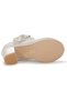 Aisha Sand Silvery Daily Girl's 4 cm Heeled Evening Dress Shoes - 5