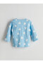 Lcw Kids Blue Heart Printed Girl's Pajama Set - 4