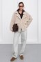 Angora Look Casual Jacket Stone 8279 - 4