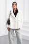 Angora Look Casual Jacket White 8279 - 2