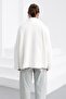 Angora Look Casual Jacket White 8279 - 8