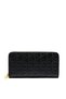 Maheki Black Leather Monogram Women's Wallet Elsbeauty