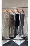 Strapless Stone Sequin Embroidered Suit Evening Dress- Two Pieces - 5