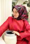 وشاح حريري من نسيج التويل 11432-02 - 6