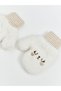 Özmarka New Season Embroidered Baby Girl Knitwear Gloves - 2