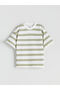 Crew Neck Striped Boy T-Shirt - 5