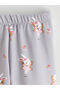 Rabbit Printed Baby Girl Sweatshirt and Sweatpants - 7